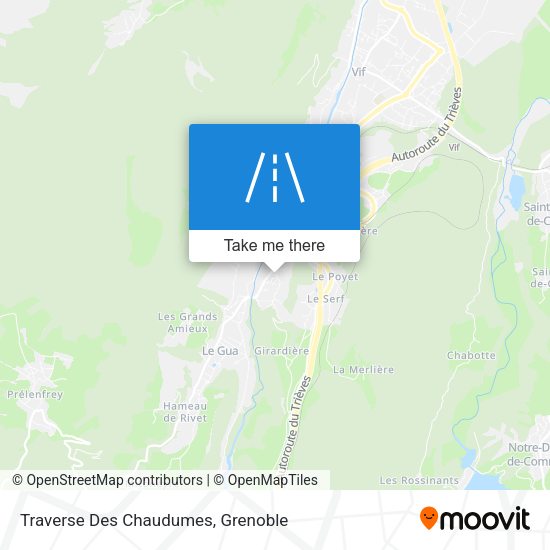 Traverse Des Chaudumes map