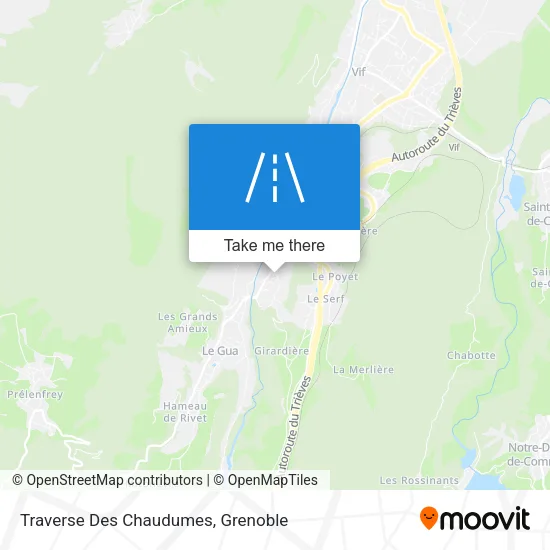 Traverse Des Chaudumes map