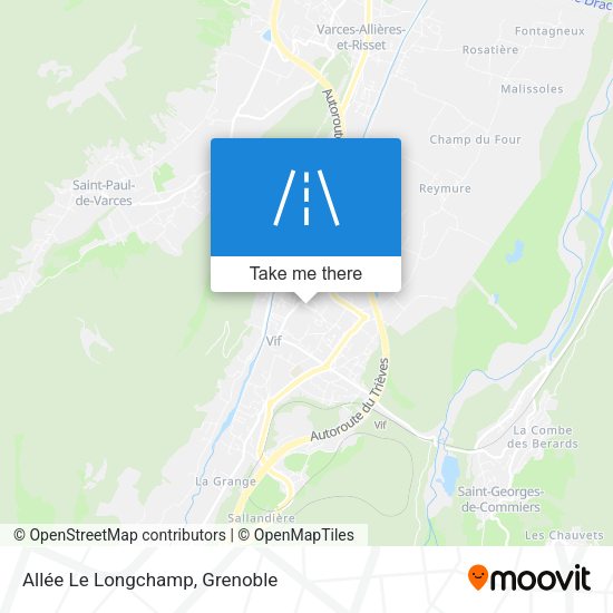 Allée Le Longchamp map