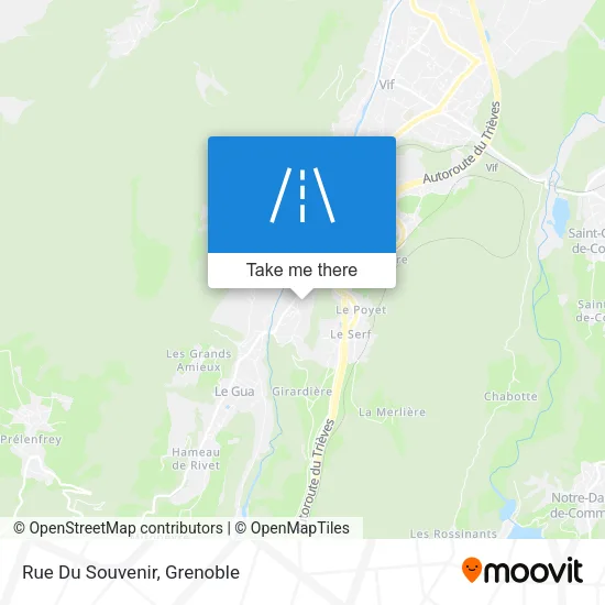 Rue Du Souvenir map