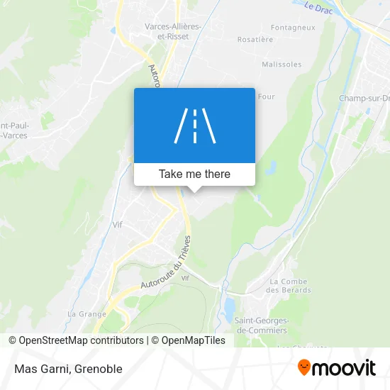 Mas Garni map