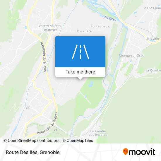 Route Des Iles map