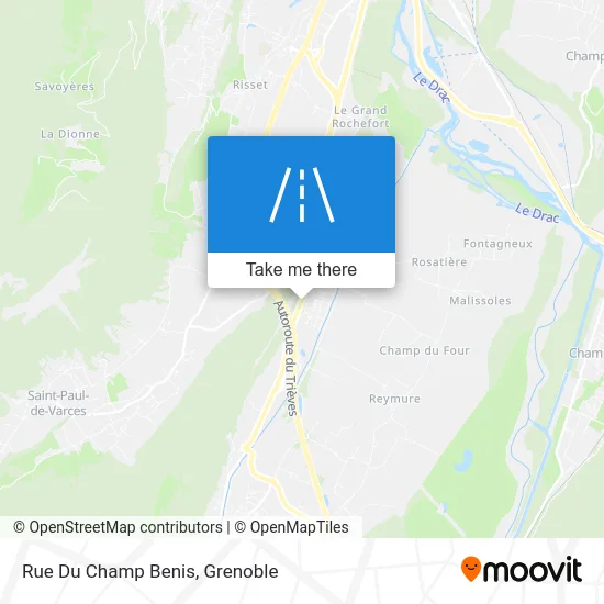 Rue Du Champ Benis map