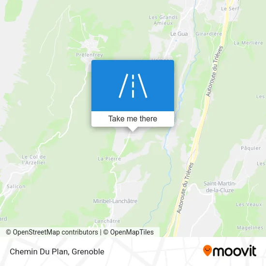 Chemin Du Plan map