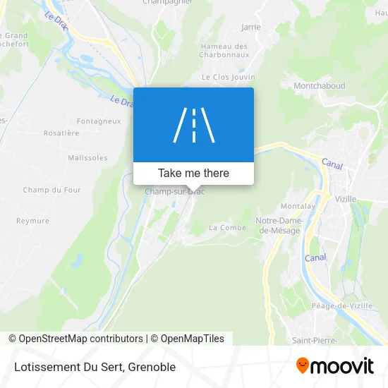 Lotissement Du Sert map