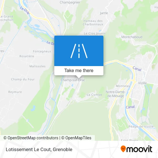 Lotissement Le Cout map