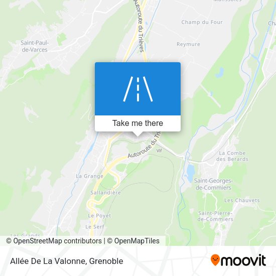 Allée De La Valonne map