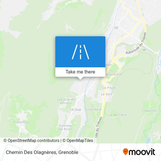 Chemin Des Olagnères map