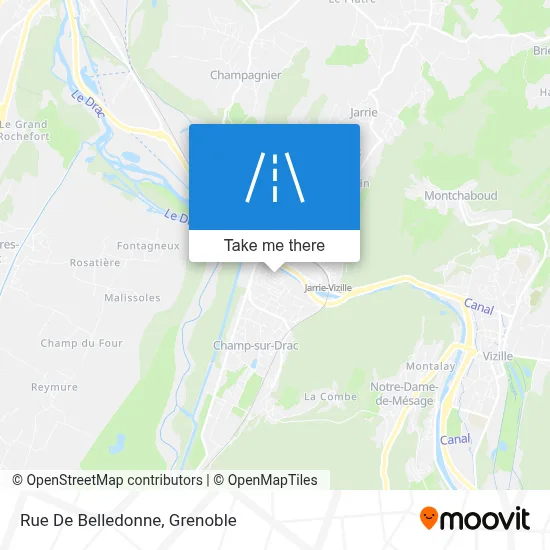 Rue De Belledonne map