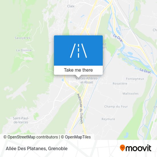 Allée Des Platanes map