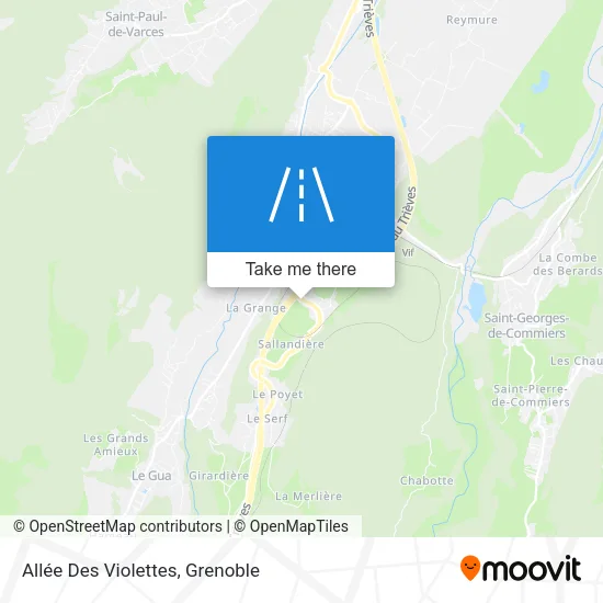 Allée Des Violettes map