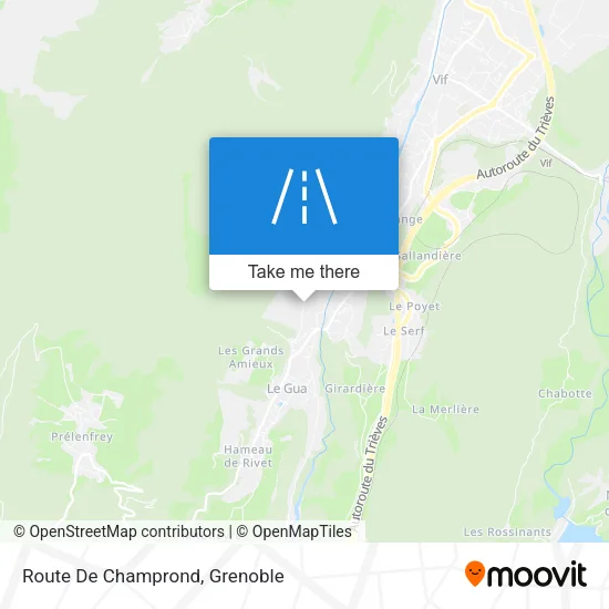 Route De Champrond map