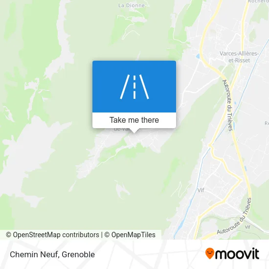 Chemin Neuf map