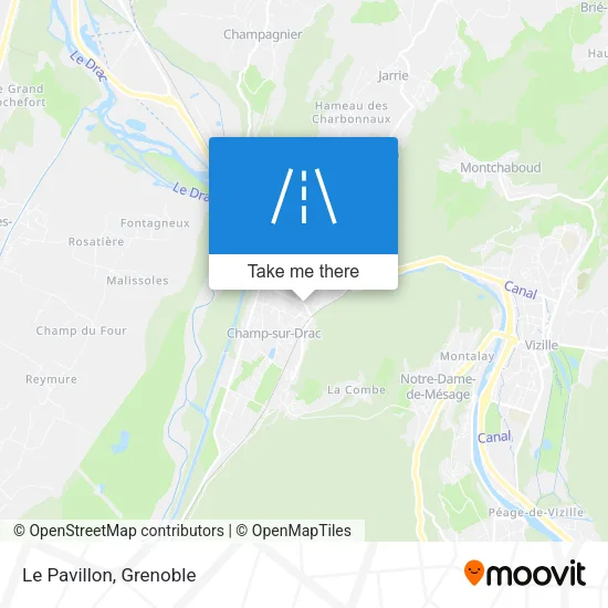 Le Pavillon map