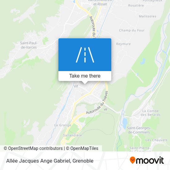 Allée Jacques Ange Gabriel map