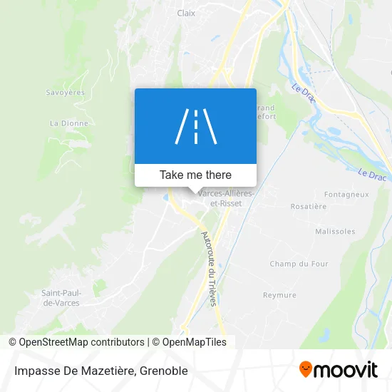 Impasse De Mazetière map