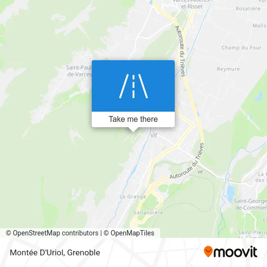 Montée D'Uriol map