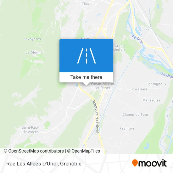 Rue Les Allées D'Uriol map