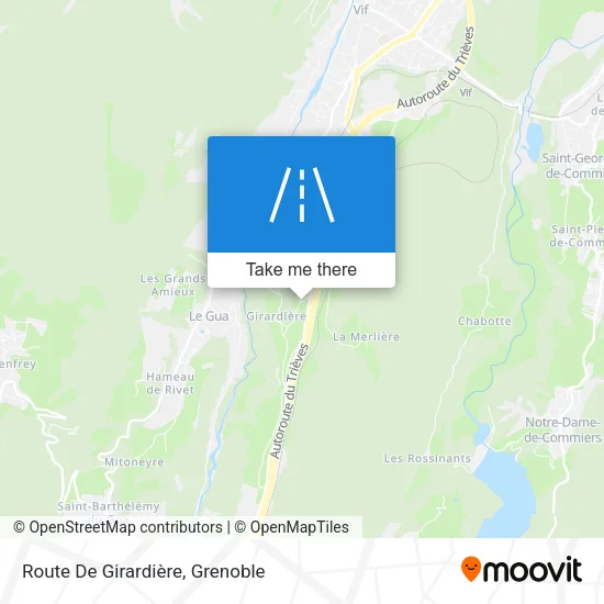 Route De Girardière map