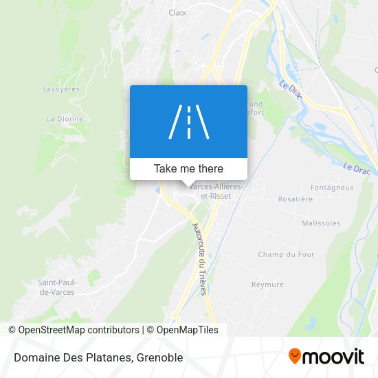 Domaine Des Platanes map