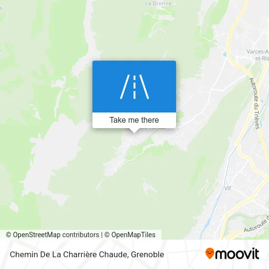 Chemin De La Charrière Chaude map