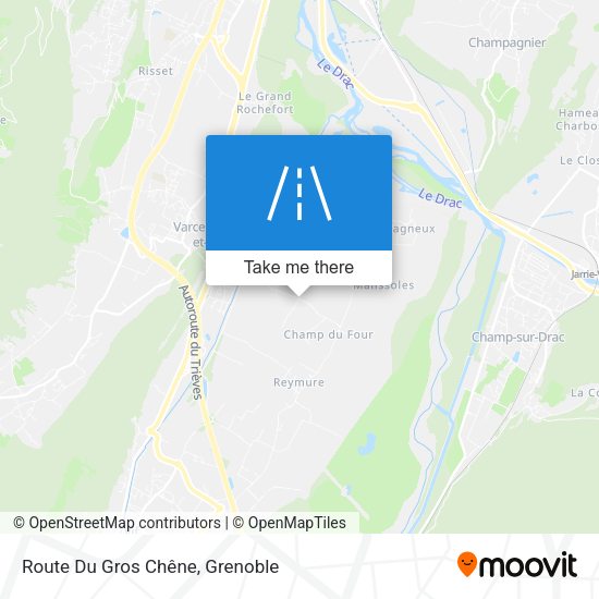 Route Du Gros Chêne map