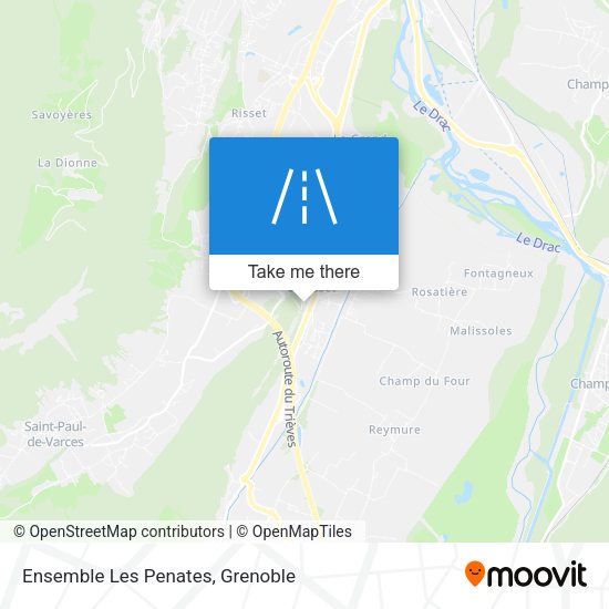 Ensemble Les Penates map