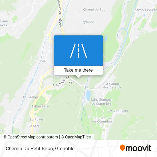 Chemin Du Petit Brion map