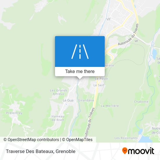 Traverse Des Bateaux map