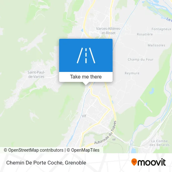 Chemin De Porte Coche map