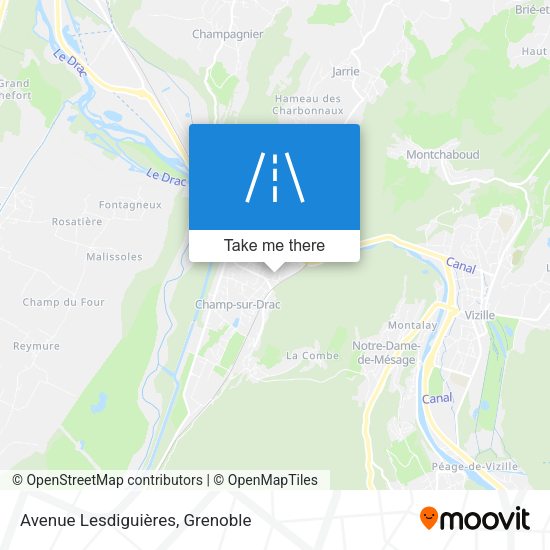 Avenue Lesdiguières map