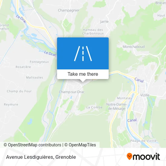 Avenue Lesdiguières map