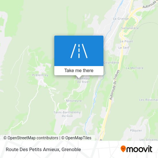 Route Des Petits Amieux map