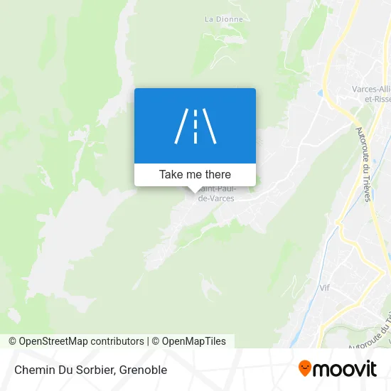 Chemin Du Sorbier map