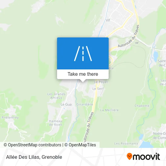 Allée Des Lilas map