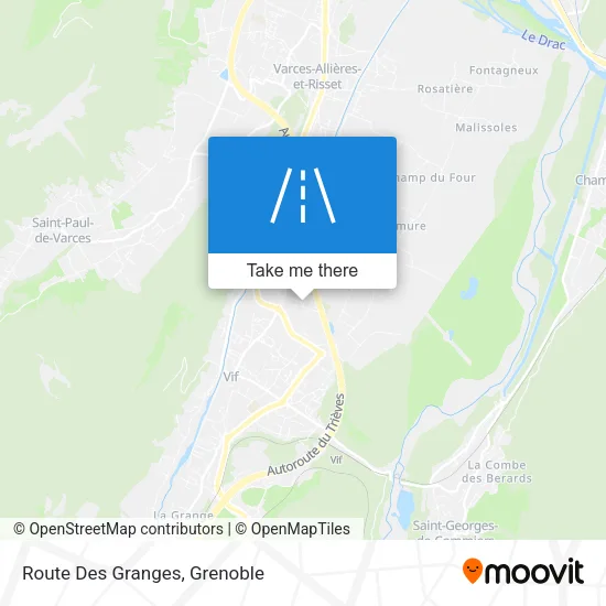 Route Des Granges map
