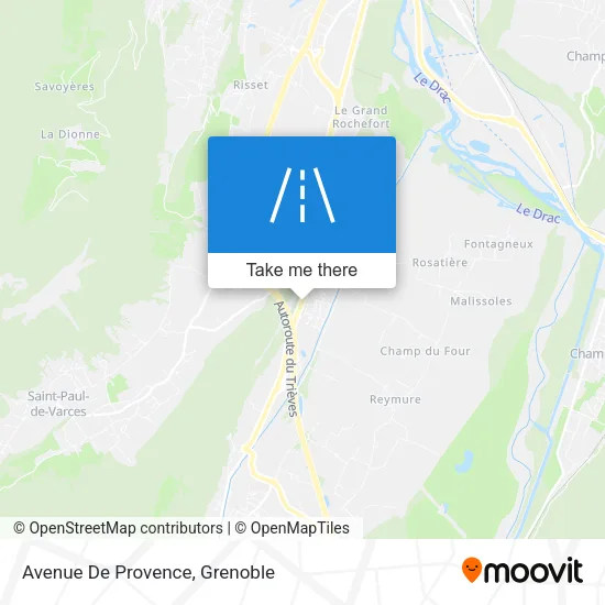 Avenue De Provence map