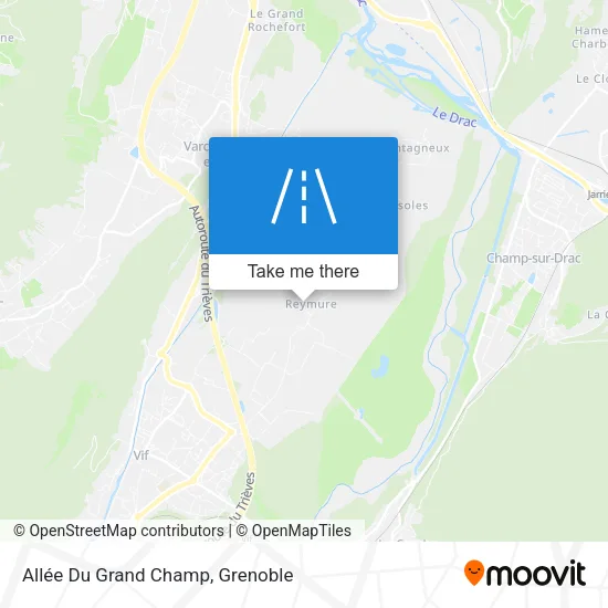 Allée Du Grand Champ map