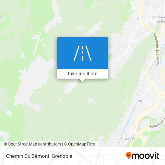 Chemin Du Bémont map