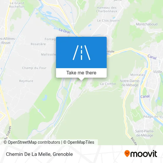 Chemin De La Melle map