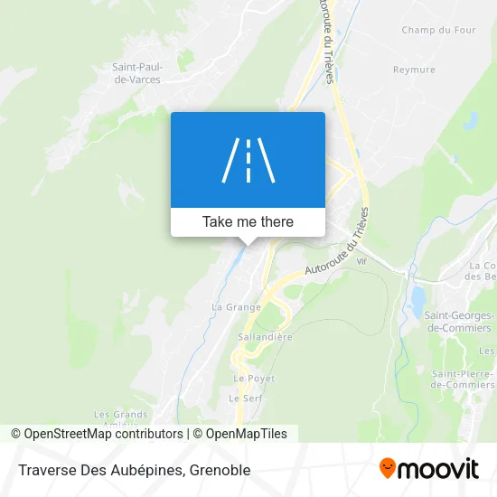 Traverse Des Aubépines map