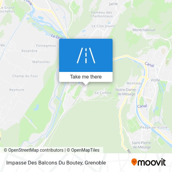 Impasse Des Balcons Du Boutey map