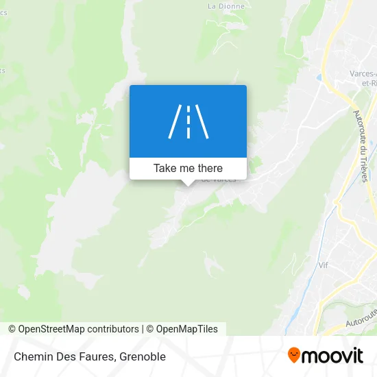 Chemin Des Faures map
