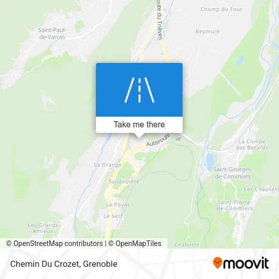 Chemin Du Crozet map