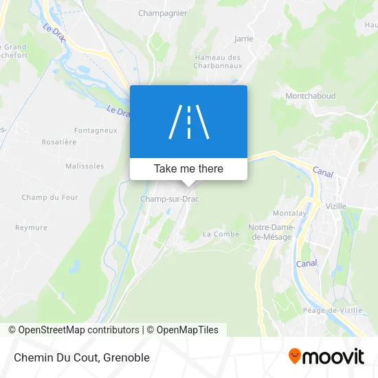 Chemin Du Cout map