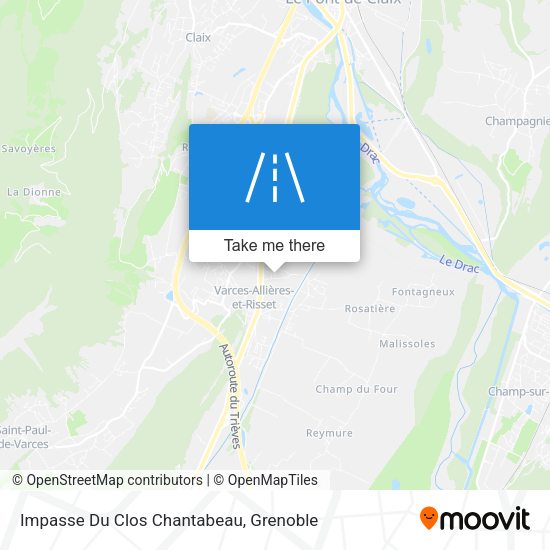 Impasse Du Clos Chantabeau map