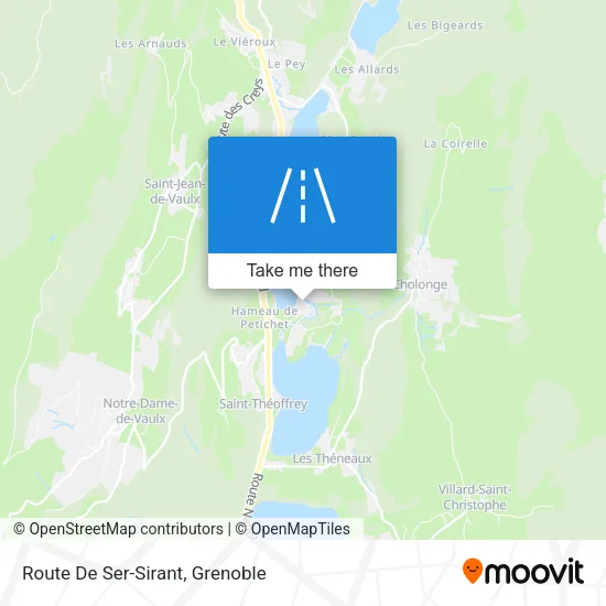 Route De Ser-Sirant map
