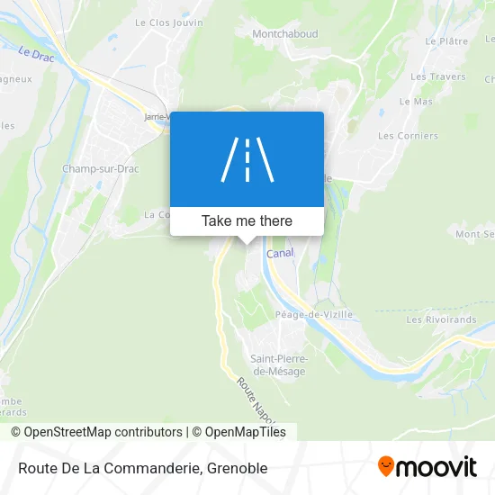 Route De La Commanderie map