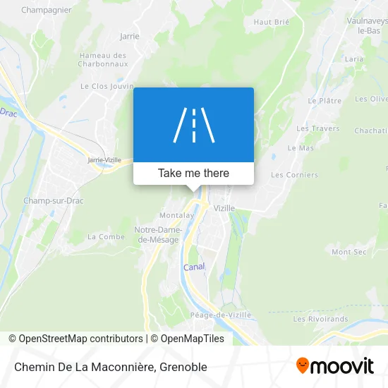 Chemin De La Maconnière map