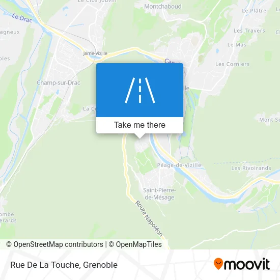 Rue De La Touche map